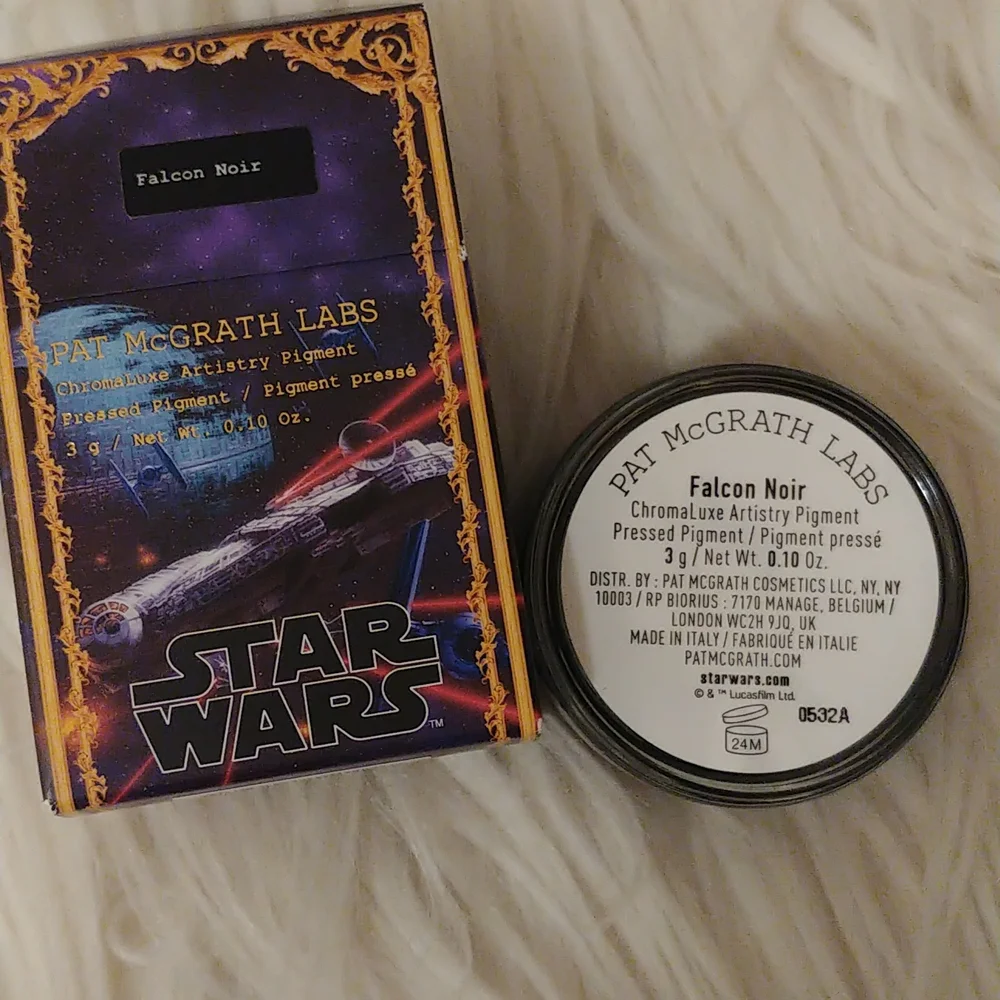 💝FIRM! NWT PAT MCGRATH STAR WARS CHROMALUXE ARTISTRY PIGMENT FALCON NOIR